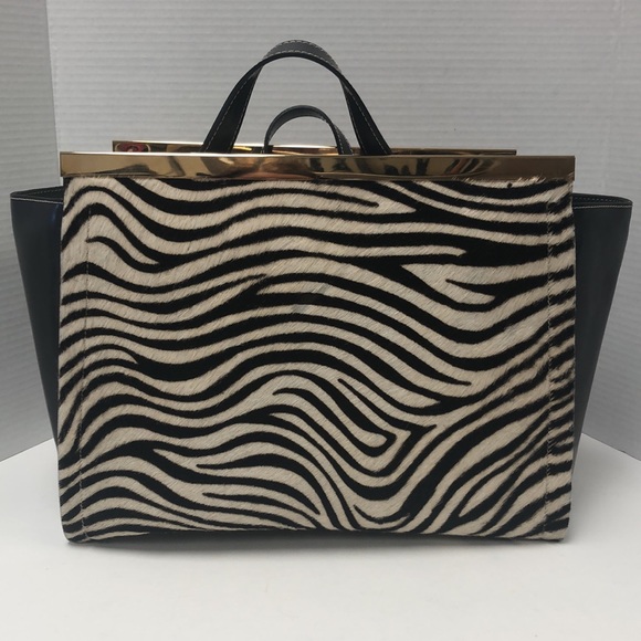 Alberta Di Canio zebra print handbag - Picture 2 of 6
